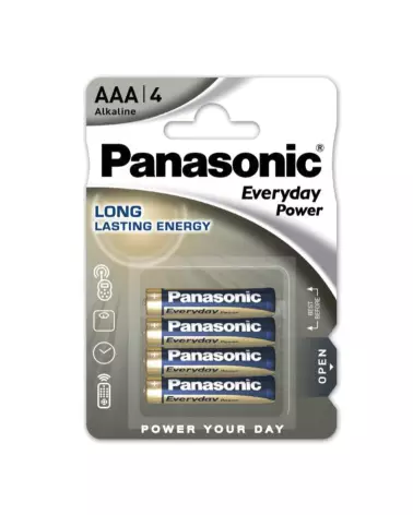 Image Piles Panasonic LR03 AAA Pack de 4-1