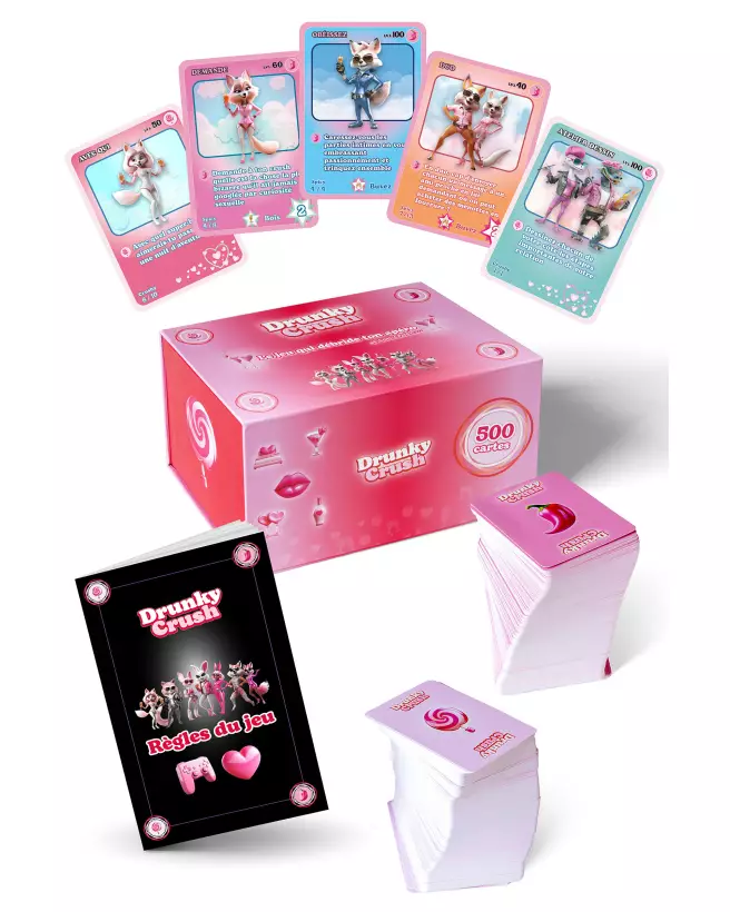 Image du jeu DRUNKY CRUSH, jeu sexy pour soirées et couples-1