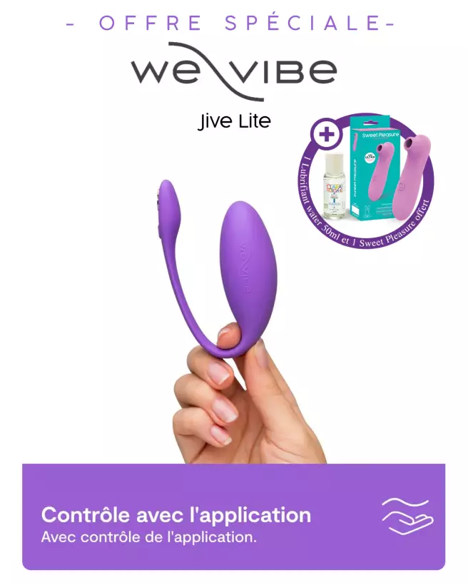 Image du We-Vibe Jive Lite, œuf vibrant télécommandé, discret et rechargeable-5