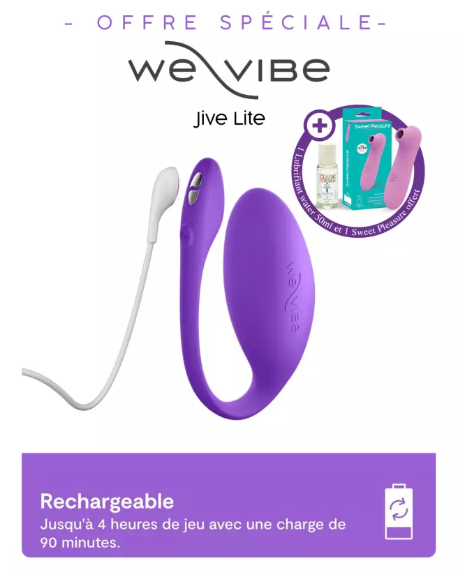 Image du We-Vibe Jive Lite, œuf vibrant télécommandé, discret et rechargeable-7