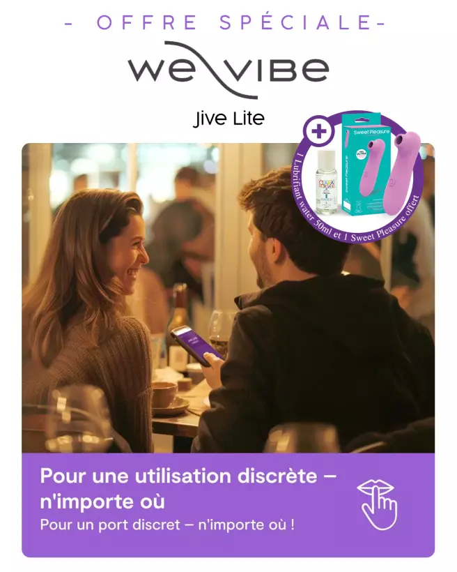 Image du We-Vibe Jive Lite, œuf vibrant télécommandé, discret et rechargeable-10