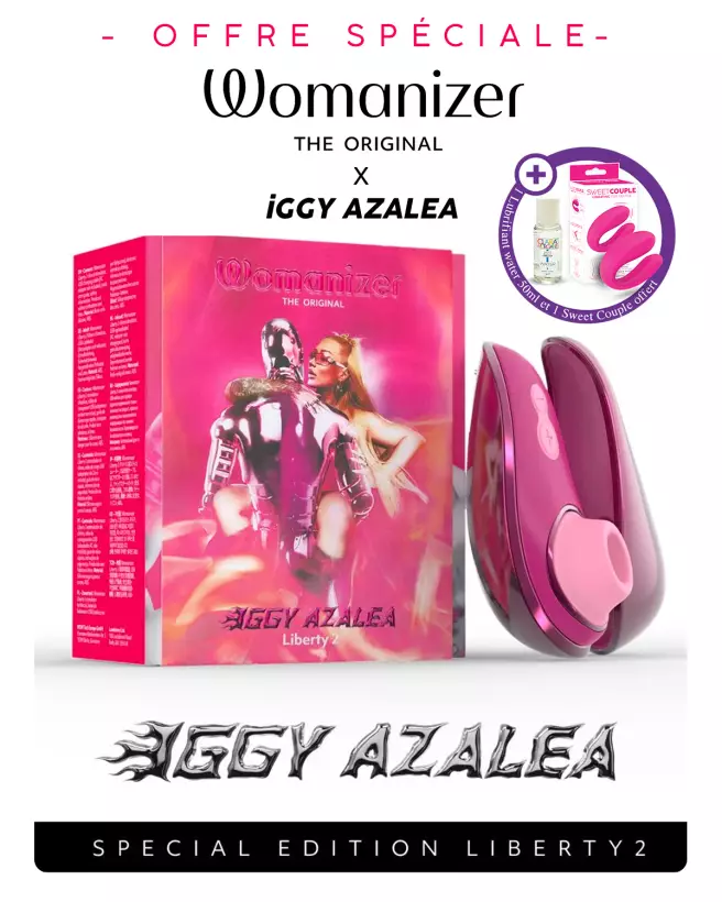 Womanizer Liberty 2 Iggy Azalea stimulateur clitoridien élégant et compact-1