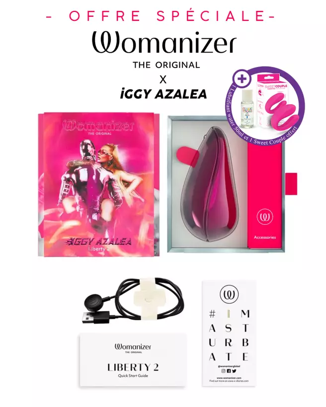 Womanizer Liberty 2 Iggy Azalea stimulateur clitoridien élégant et compact-6