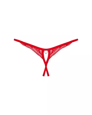 String Ouvert ChiliSa Rouge par Obsessive - Lingerie sexy et élégante-12