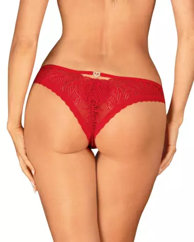Culotte Chilisa rouge Obsessive, lingerie féminine sensuelle et confortable-4