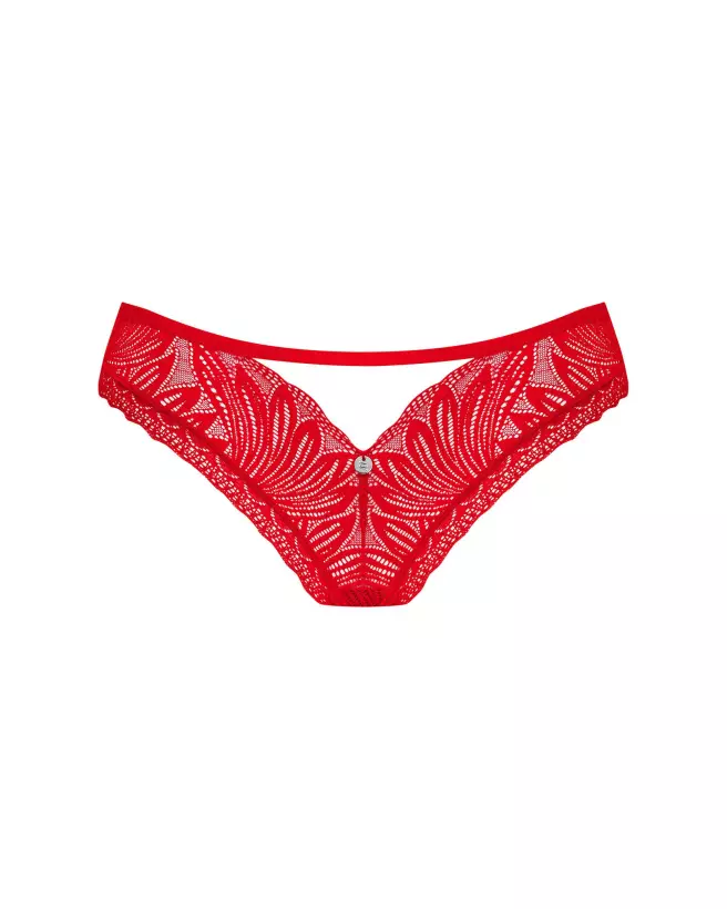 Culotte Chilisa rouge Obsessive, lingerie féminine sensuelle et confortable-11