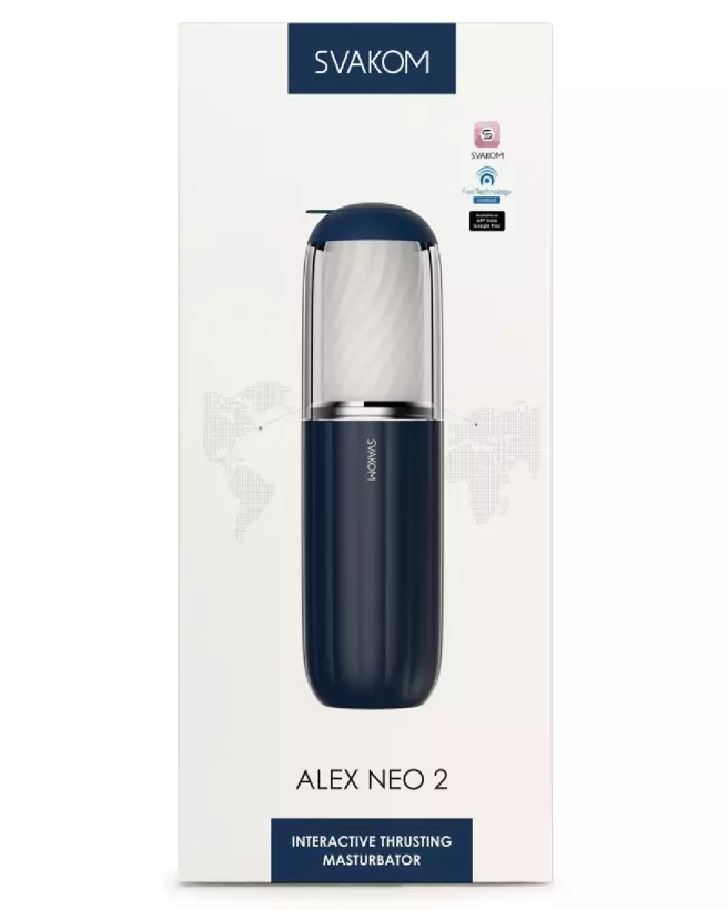 Image du masturbateur Alex Neo 2 de SVAKOM, design élégant et technologie de pointe pour une expérience intime optimale-6