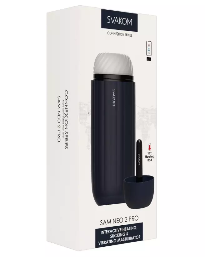 Image du masturbateur SVAKOM Sam Neo 2 Pro, technologie avancée pour plaisir solo-1