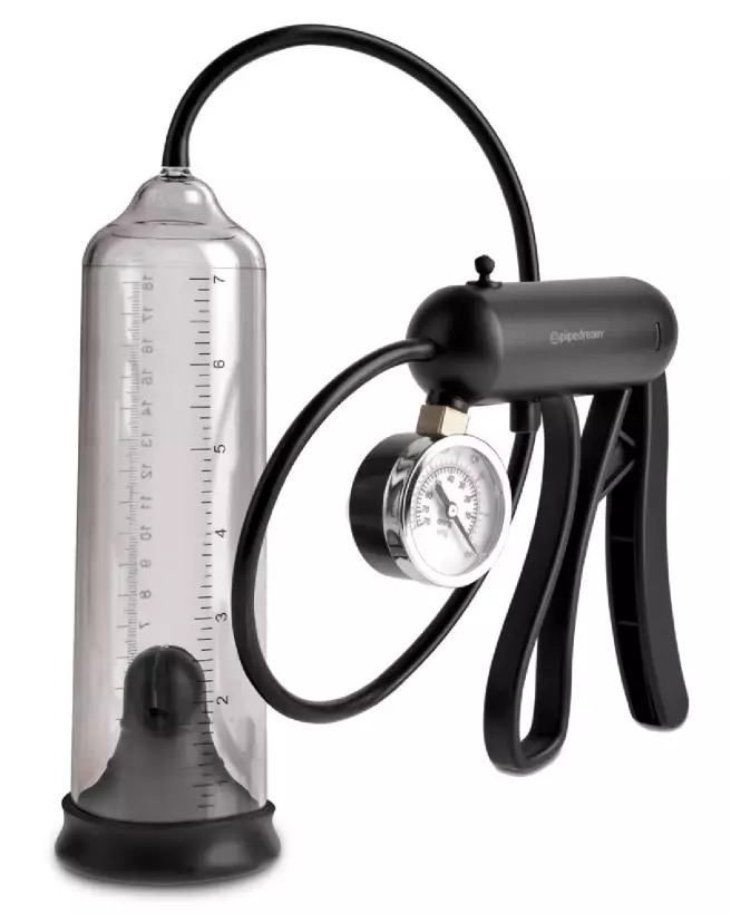 PW Pro-Gauge Power Pump Clear de Pump Worx pour agrandissement et renforcement pénien-2