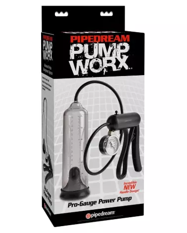 PW Pro-Gauge Power Pump Clear de Pump Worx pour amélioration masculine-1