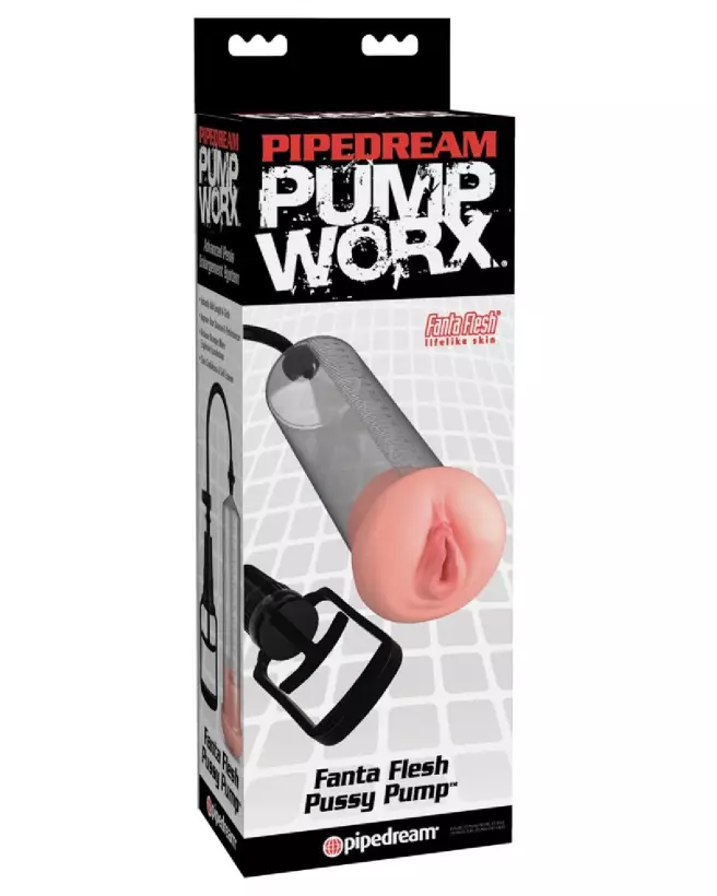 Image PW Fanta Flesh Pussy Pump de Pump Worx pour amélioration érection et plaisir-1