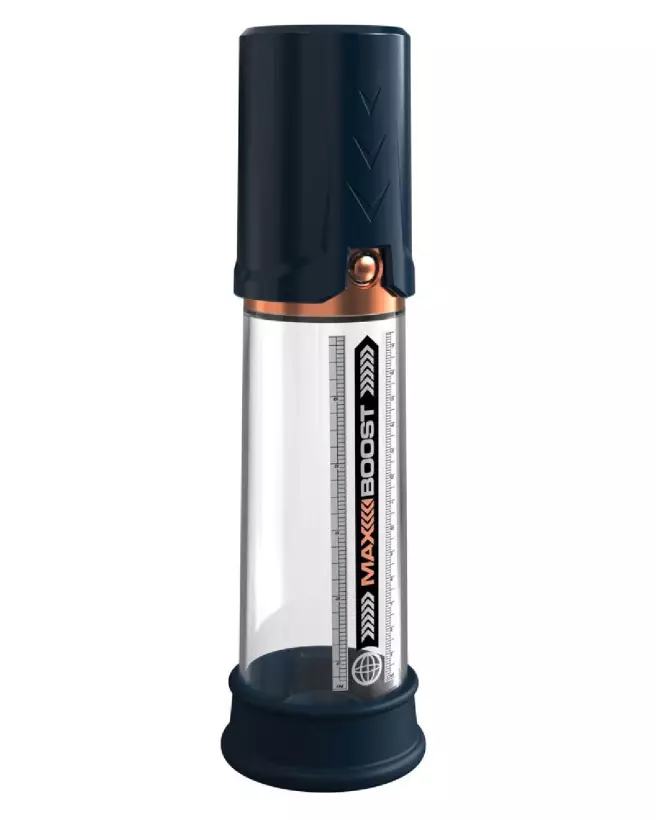 Pompe à pénis Pump Worx Max Boost Blue pour amélioration performance-3