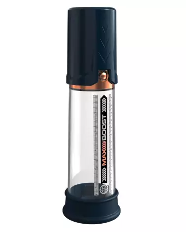 Pompe à pénis Pump Worx Max Boost Blue pour amélioration performance-3