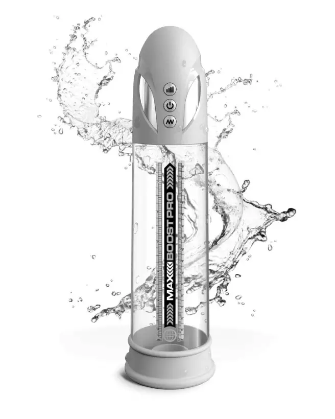 Pump Worx Max Pro Flow White pompe à pénis haute performance-2