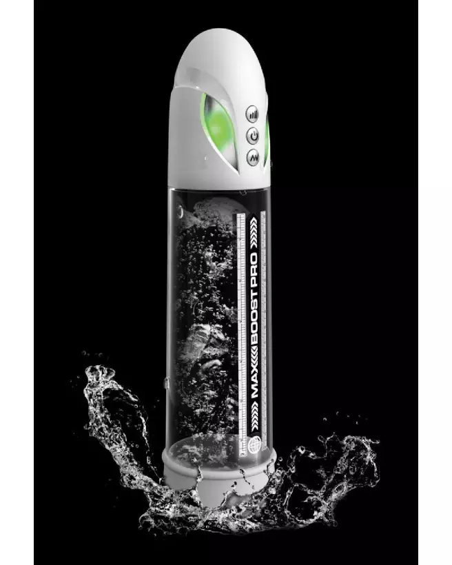 Pump Worx Max Pro Flow White pompe à pénis haute performance-6