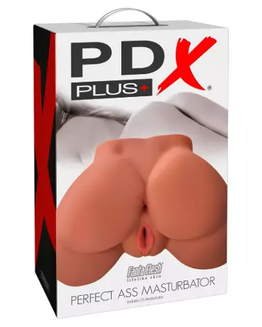 Image du Masturbateur PDX Plus Ass Masturbator Tan - Texture Réaliste et Design Ergonomique-1