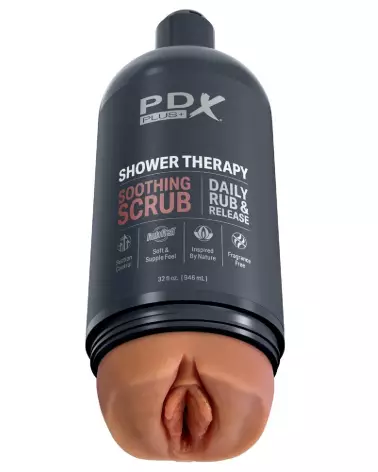 Image du Masturbateur PDX Plus Shower Soothing Tan, sensation réaliste et facile à nettoyer-2
