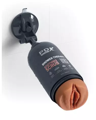Image du Masturbateur PDX Plus Shower Soothing Tan, sensation réaliste et facile à nettoyer-4