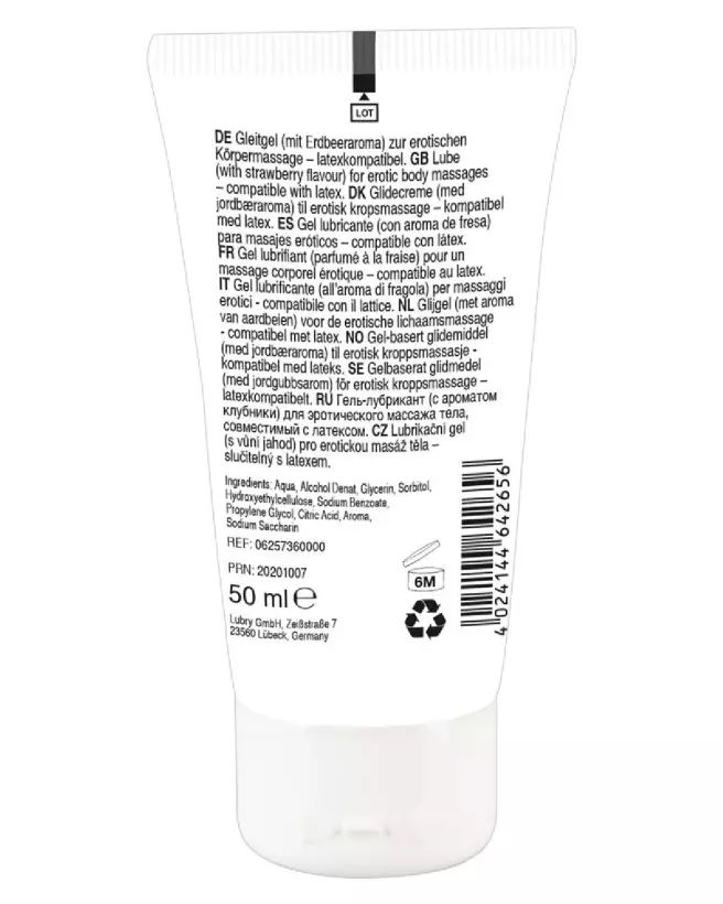 Image de gel Lick it! Strawberry pour plaisir oral aux fraises-1