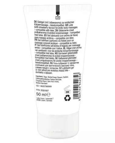 Image de gel Lick it! Strawberry pour plaisir oral aux fraises-1