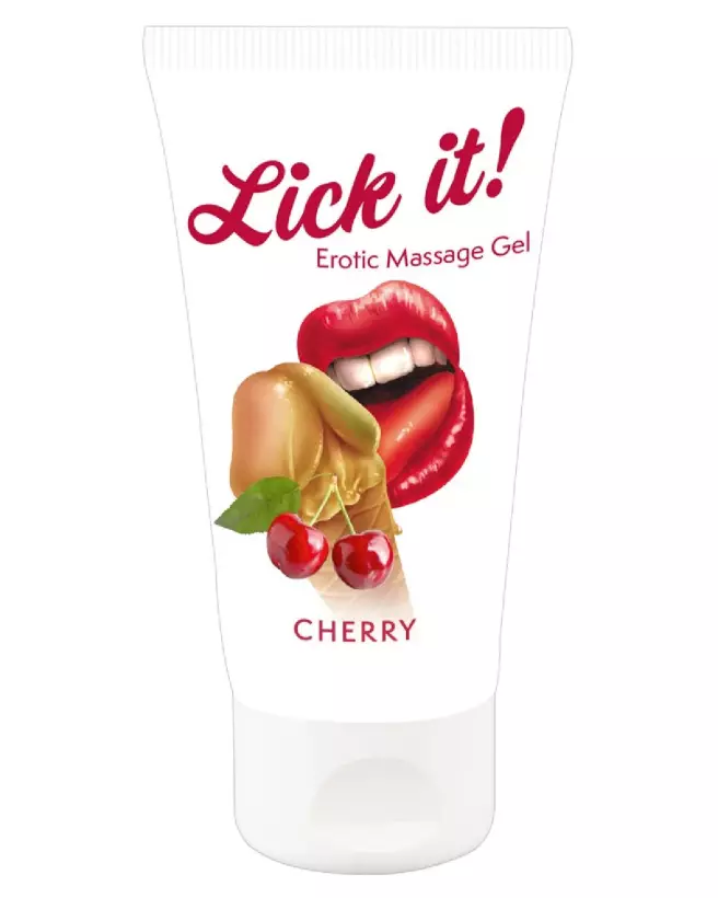 Image du gel Lick it! Wild Cherry pour plaisir oral, goût cerise-1
