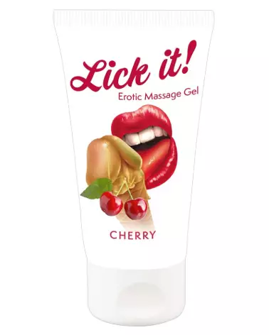 Image du gel Lick it! Wild Cherry pour plaisir oral, goût cerise-1
