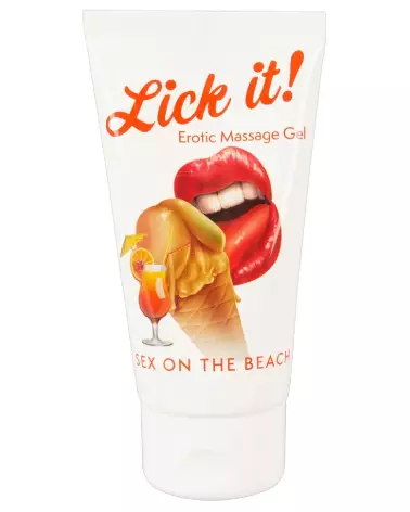 Image Lick it Sex on the Beach 50 ml - Gel pour Plaisir Oral avec Saveur Exotique-1