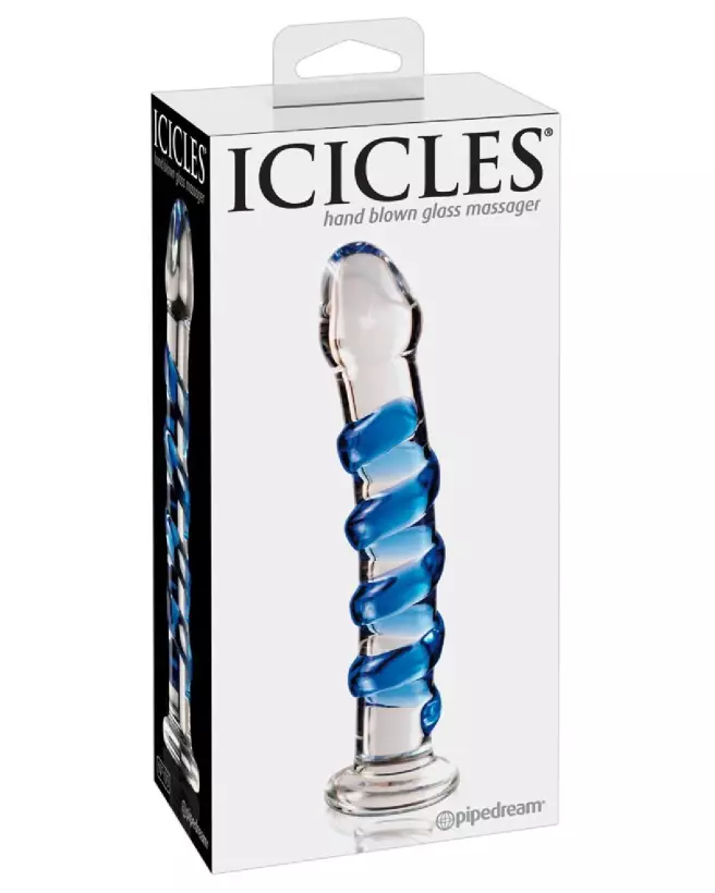 Icicles No. 5 sextoy en verre haut de gamme-1