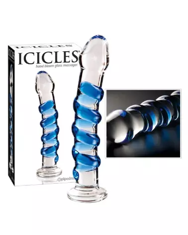 Icicles No. 5 sextoy en verre haut de gamme-7