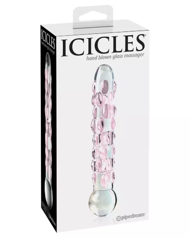 Icicles No. 7 sextoy en verre artisanal pour stimulation et plaisir-1