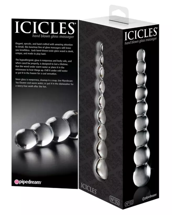 Icicles No. 2 sextoy en verre de haute qualité pour stimulation optimale-6