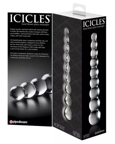 Icicles No. 2 sextoy en verre de haute qualité pour stimulation optimale-6
