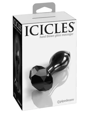 Image du sextoy en verre Icicles No. 78, design élégant et hygiénique-1