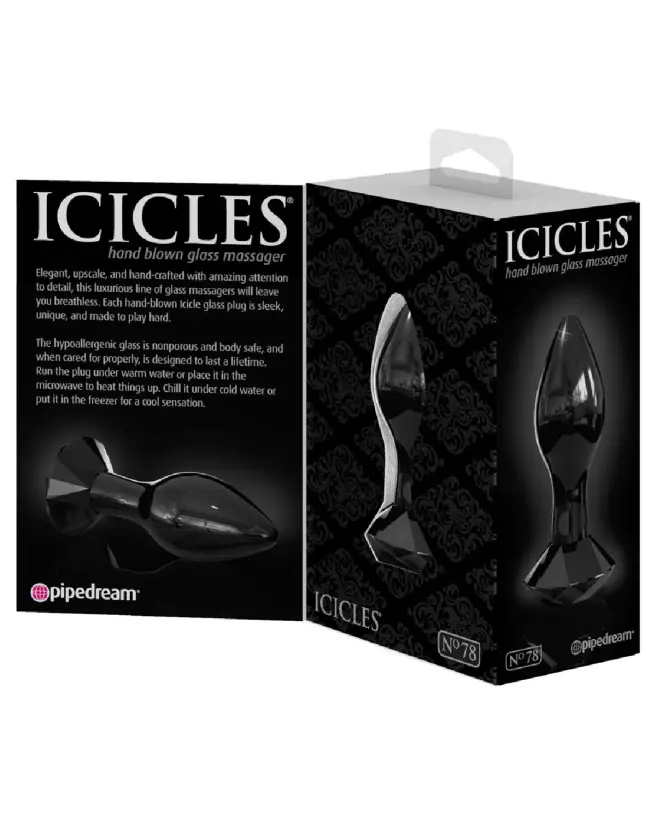 Image du sextoy en verre Icicles No. 78, design élégant et hygiénique-6