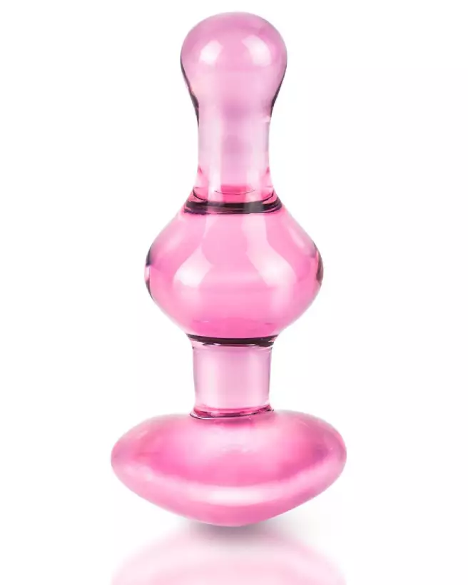 Image du sextoy en verre Icicles No. 75, design rose élégant et ergonomique-2