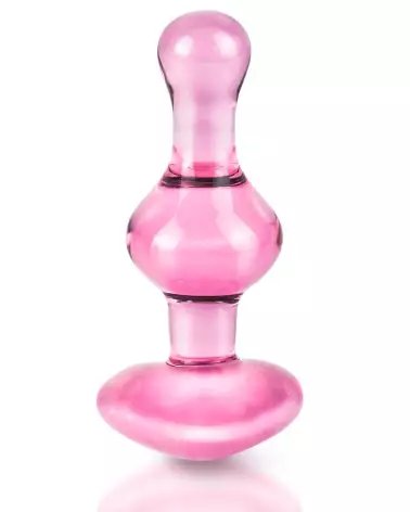 Image du sextoy en verre Icicles No. 75, design rose élégant et ergonomique-2
