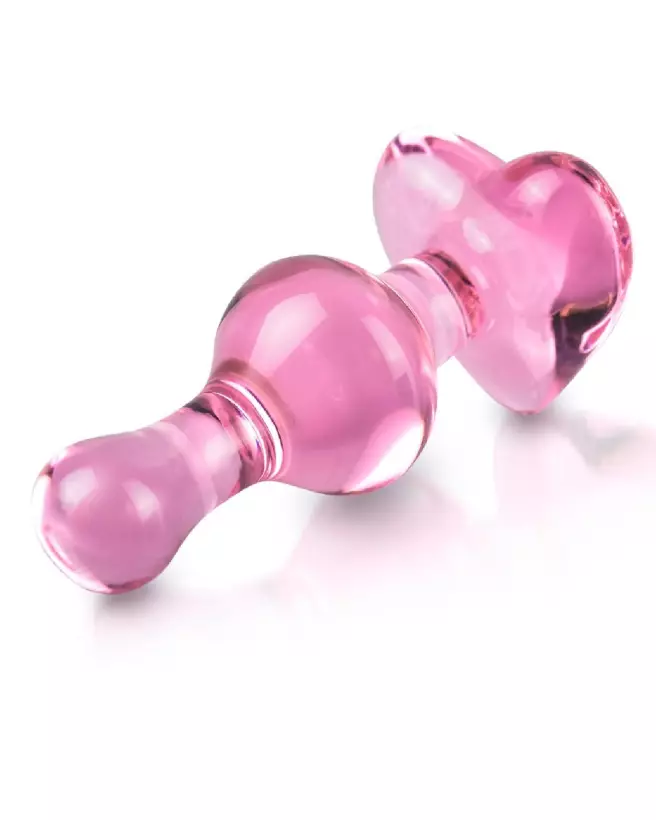 Image du sextoy en verre Icicles No. 75, design rose élégant et ergonomique-3