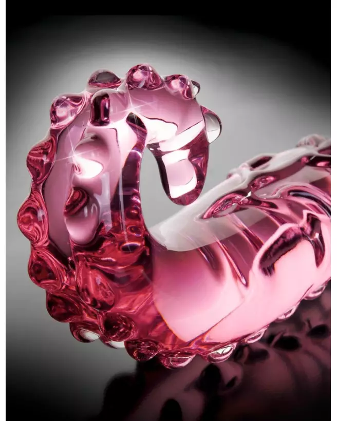 Icicles No. 24 Pink Sextoy en Verre Haut de Gamme-3