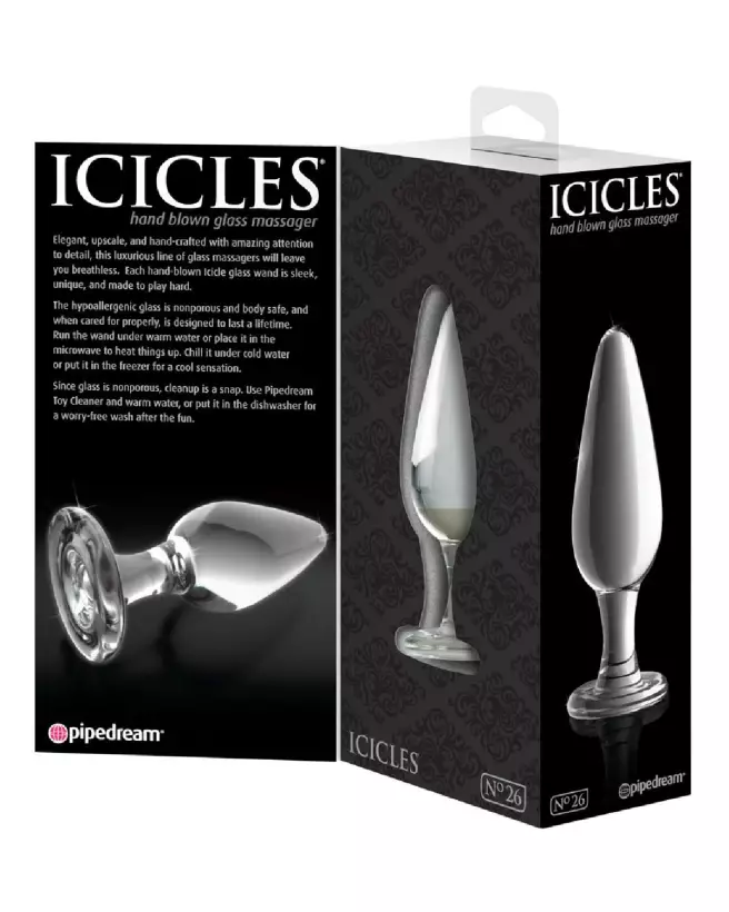 Image du sextoy en verre Icicles No. 26 - Design élégant et durable-6