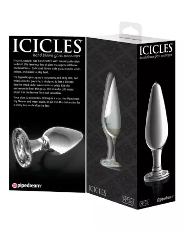 Image du sextoy en verre Icicles No. 26 - Design élégant et durable-6