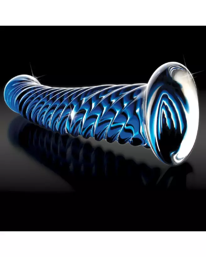 Image du sextoy Icicles No. 29 Blue en verre, élégant et durable-3