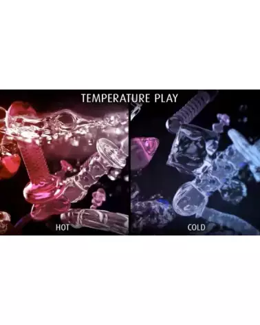 Image du sextoy Icicles No. 29 Blue en verre, élégant et durable-5