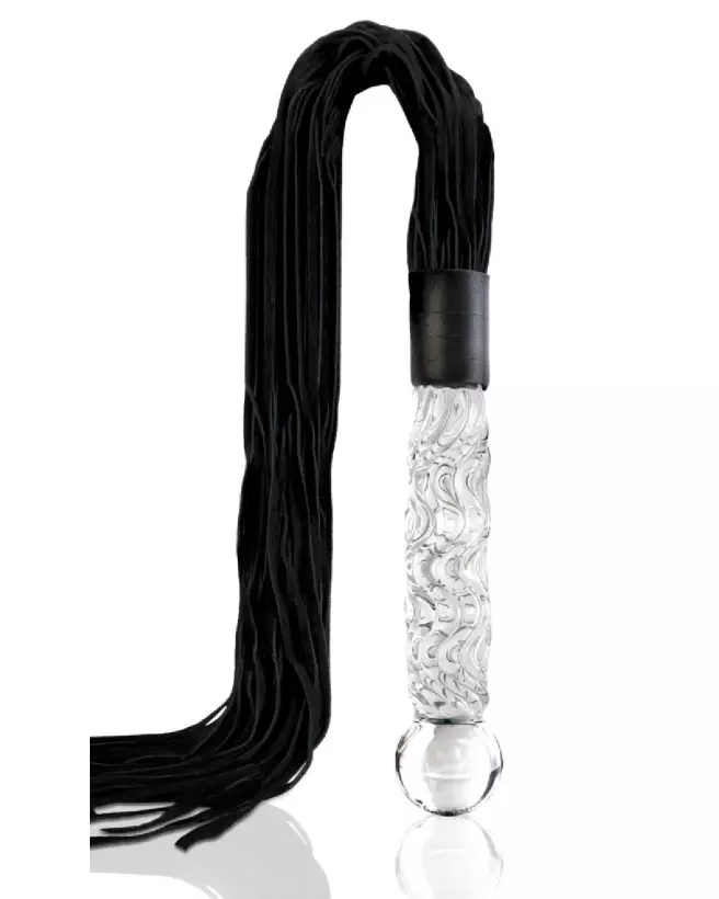 Icicles No. 38 sextoy en verre bleu et transparent haute qualité-2