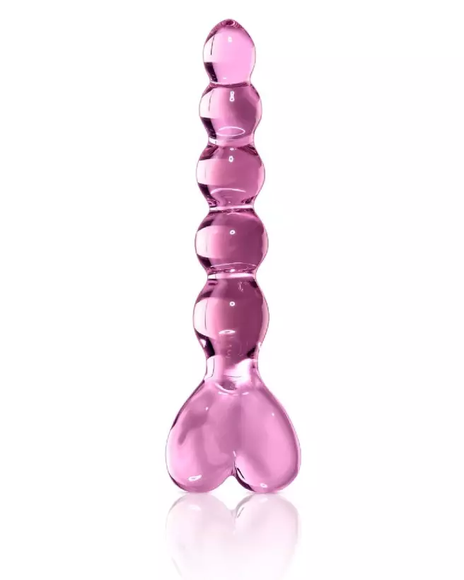 Icicles No. 43 Pink sextoy en verre de luxe pour stimulation précise-2