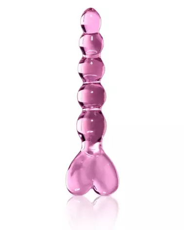 Icicles No. 43 Pink sextoy en verre de luxe pour stimulation précise-2