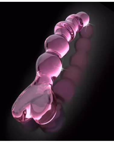 Icicles No. 43 Pink sextoy en verre de luxe pour stimulation précise-4