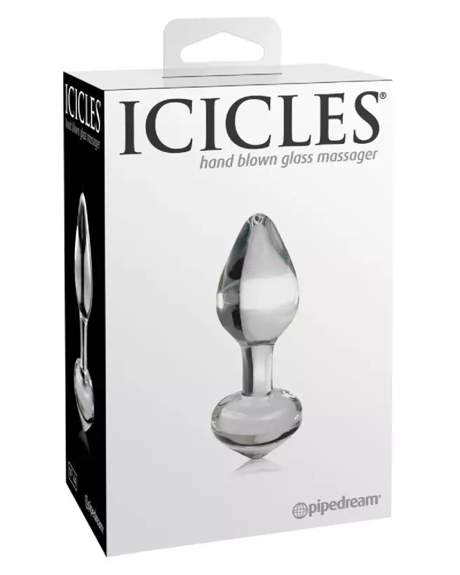 Icicles No. 44 sextoy en verre clair haute qualité-1