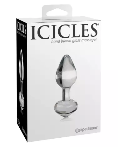 Icicles No. 44 sextoy en verre clair haute qualité-1