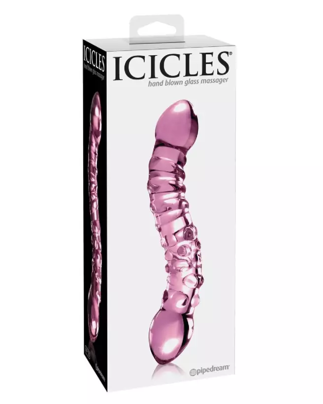 Icicles No. 55 Pink sextoy en verre de luxe-1