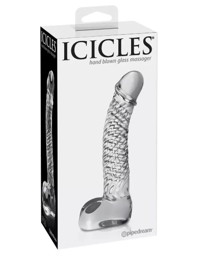 Icicles No. 61 sextoy en verre transparent de haute qualité-1